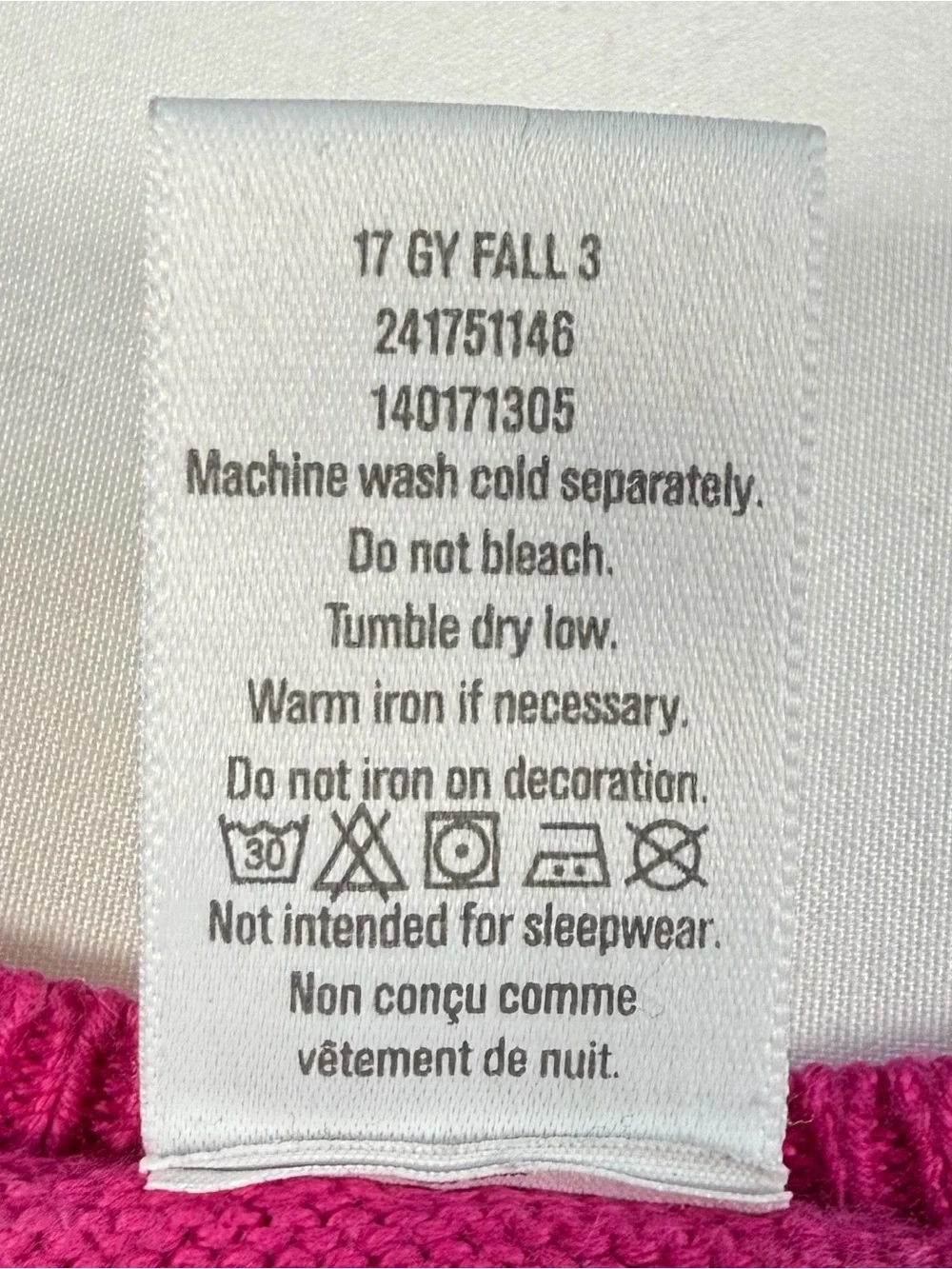 GYMBOREE Toddler Girls' Pink Dachshund Applique Long Sleeve Sweater Dress 18-24M